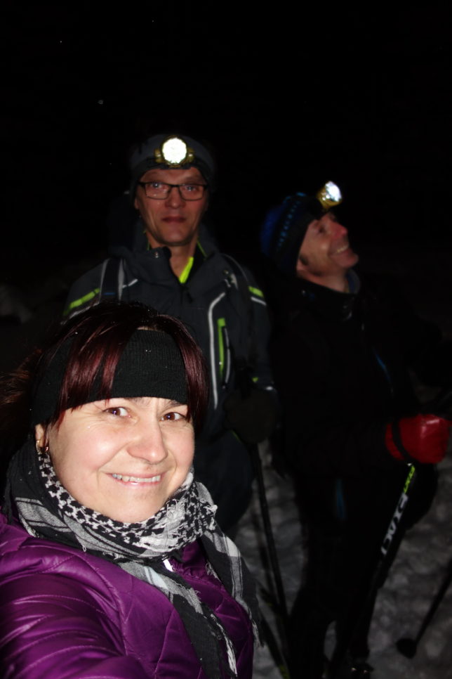 Noční lednové běžkování Noční lednové běžkování