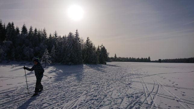 Běžkování po přehradě Běžkování po přehradě