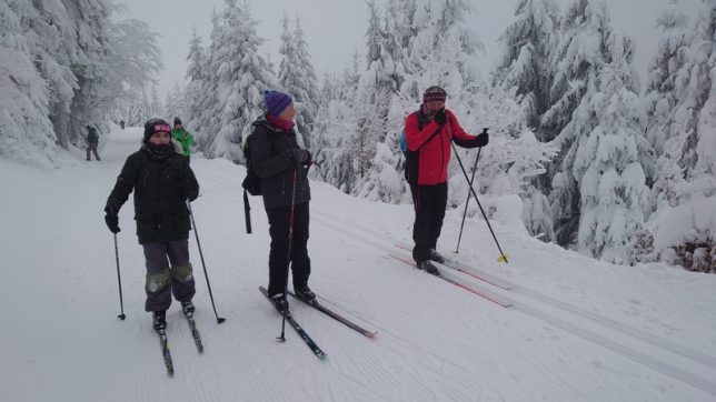 Běžecký sjezd do Nového Města pod Smrkem