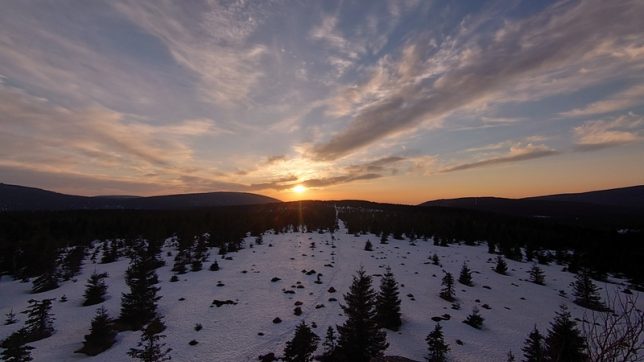Večerní běžky na okruhu Smědavy Večerní běžky na okruhu Smědavy