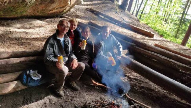 Přespání v Tisícové jeskyni Přespání v Tisícové jeskyni